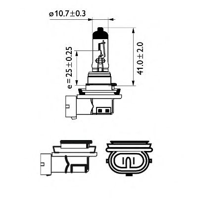 Лампа Bosch 1987302806
