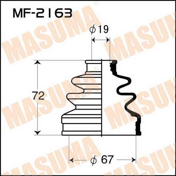 Пыльник ШРУСа Masuma MF2163