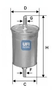 Фильтр топливный Ufi 3162700