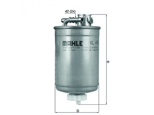 Фильтр топливный Mahle KL476