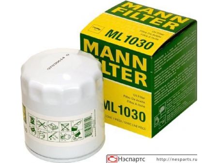 Фильтр масляный Mann-Filter ML1030