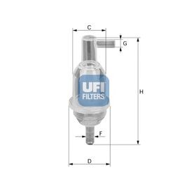 Фильтр топливный Ufi 3101300