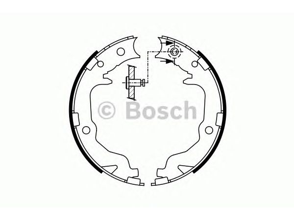 Колодки тормозные (дисковые) Bosch 0986487766