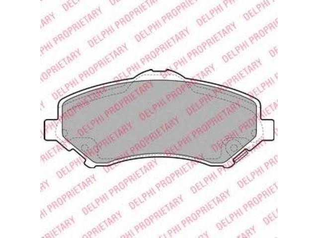 Колодки тормозные (дисковые) Delphi LP2143