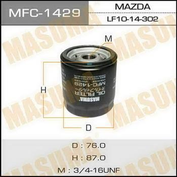 Фильтр масляный Masuma MFC1429
