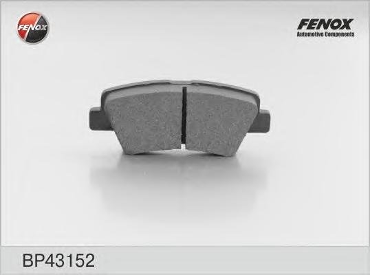 Колодки тормозные (дисковые) Fenox BP43152