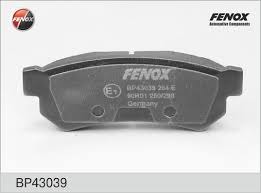 Колодки тормозные (дисковые) Fenox BP43039