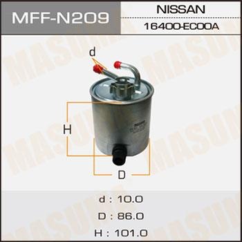 Фильтр топливный Masuma MFFN209