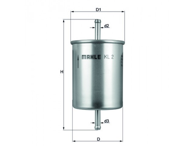 Фильтр топливный Mahle KL2