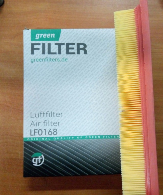 Фильтр воздушный Green Filter LF0168