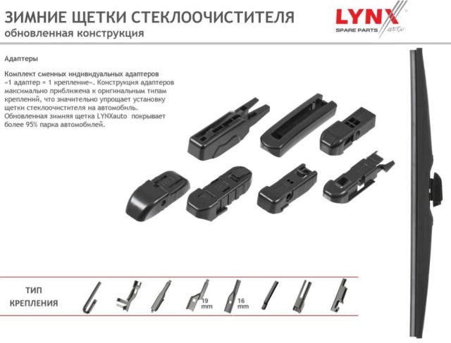 Щетка стеклоочистителя LYNXauto LW360