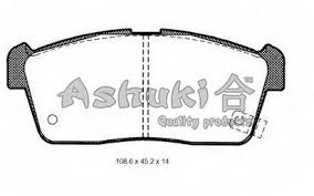 Колодки тормозные (дисковые) Ashuki 10801208