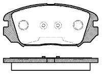 Колодки тормозные (дисковые) Akira D11183