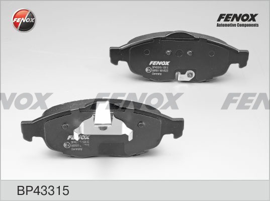 Колодки тормозные (дисковые) Fenox BP43315