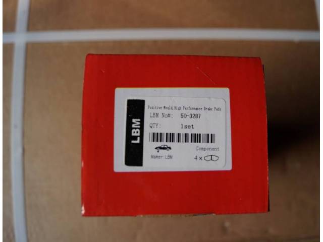 Колодки тормозные (дисковые) Lbm 503287