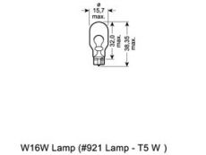 Лампа Osram 921