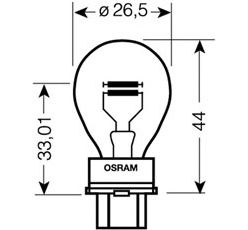 Лампа Osram 3157